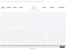 Tablet Screenshot of hotelvilladamato.it